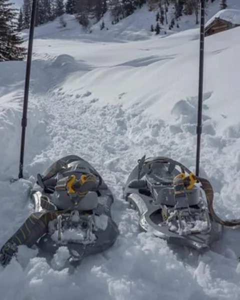 Snowshoeing in Val d'Ultimo