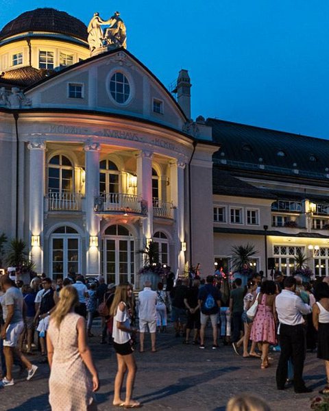 long summer evening Merano