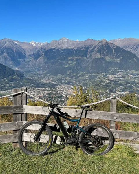 E-bike tour to the Greiter farm above Merano