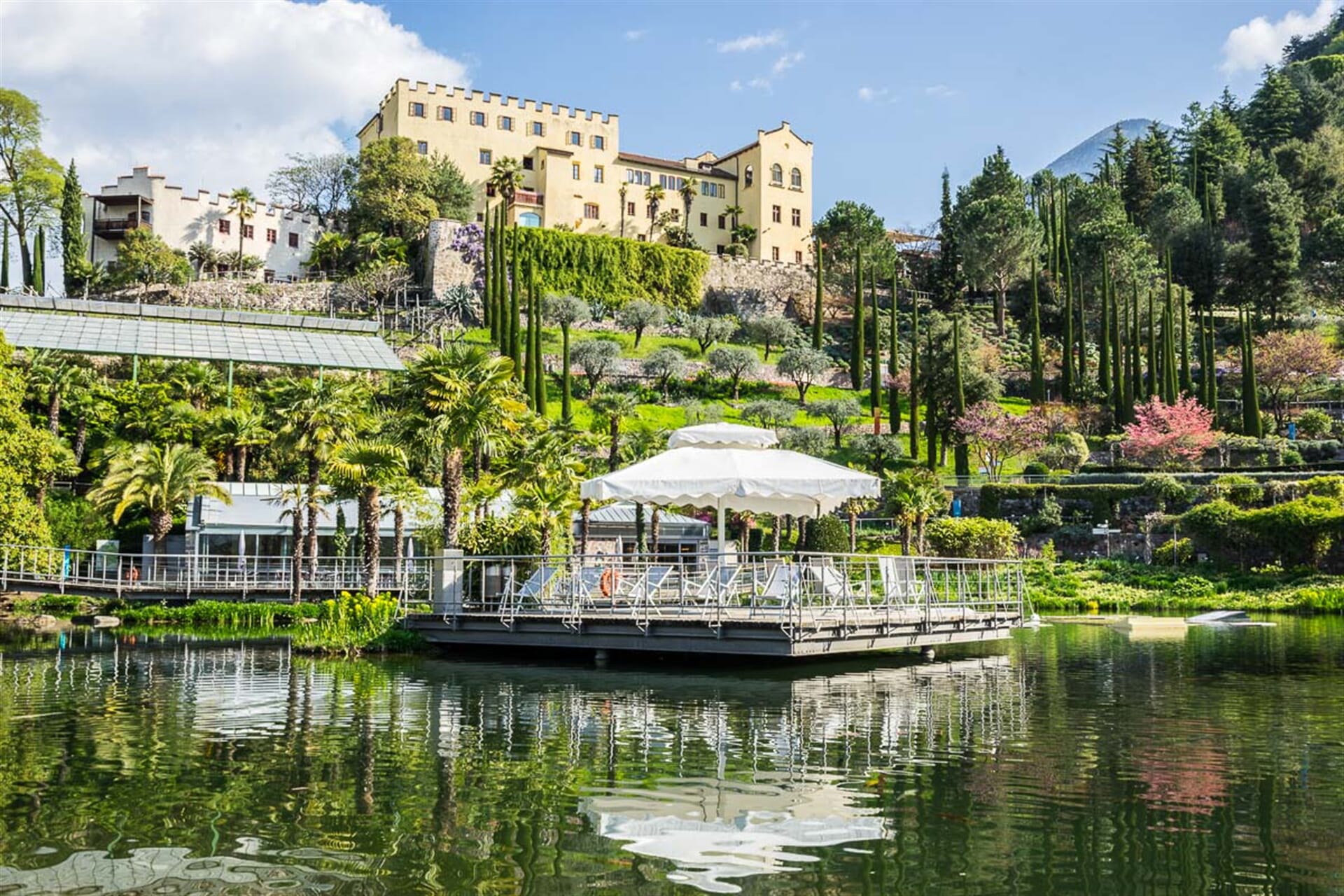 Botanical gardens of Merano